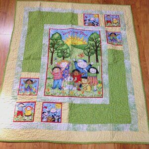 Vintage Baby/child Quilt or Playmat